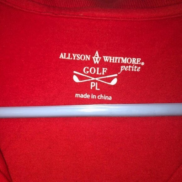 𝅺5 for $10 Ladies Allyson Whitmore Golf polo Size PL - Picture 4 of 4